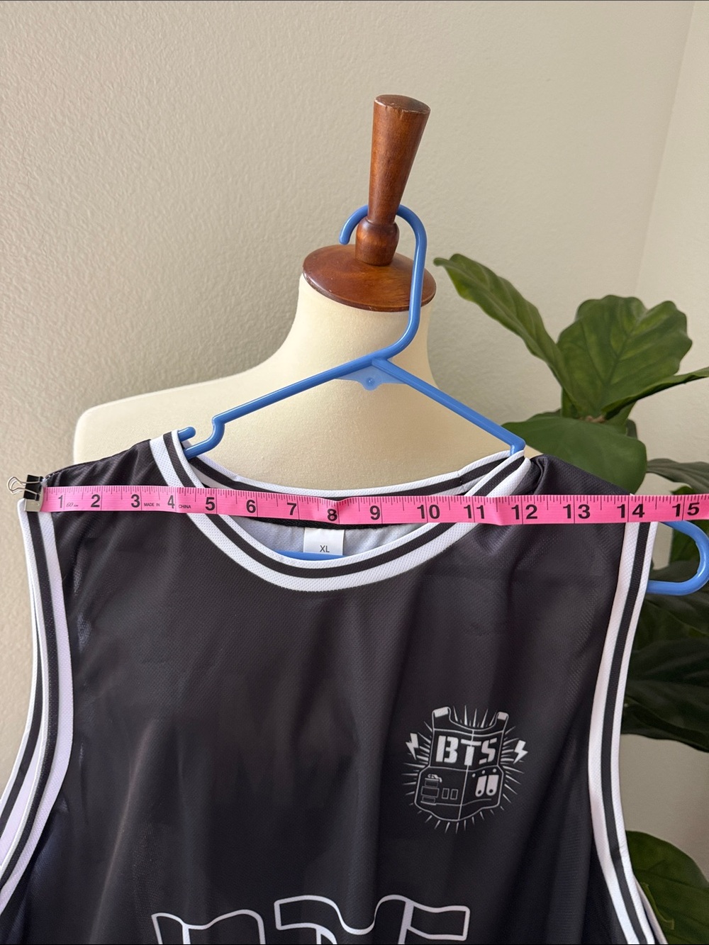 BTS RM Black Sleeveless Jersey + Clear Photo Card Lanyard - Picture 14 of 14